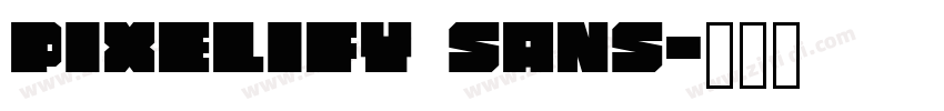 Pixelify Sans字体转换